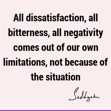 limitation Quotes :  Quote
