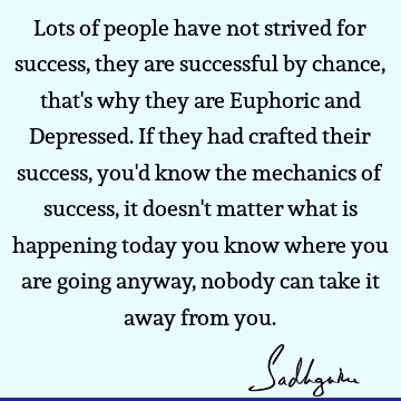 experience Quotes : Success Quote