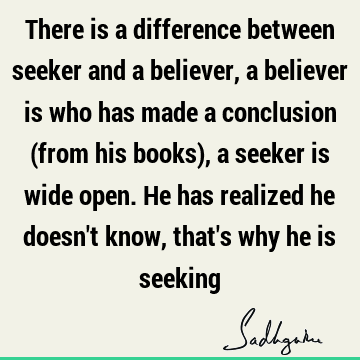 Wisdom Quotes : seeking Quote