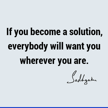 Short Quotes : solution Quote