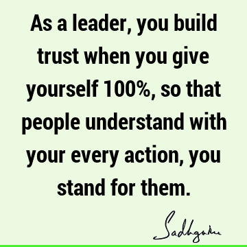 understanding Quotes : Leadership Quote