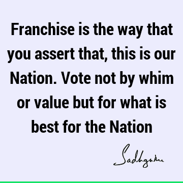 democracy Quotes : nation Quote