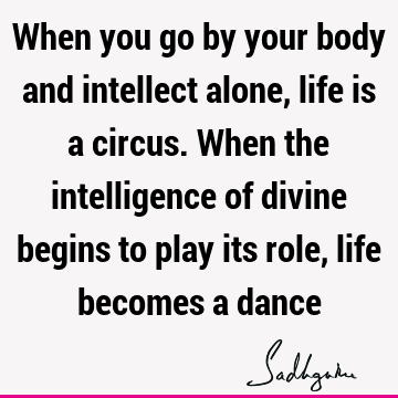intelligence Quotes : body Quote