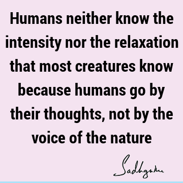Nature Quotes :  Quote