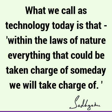 Nature Quotes :  Quote