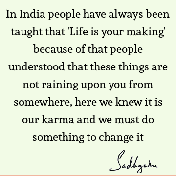 karma Quotes : india Quote