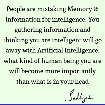 intelligence Quotes :  Quote