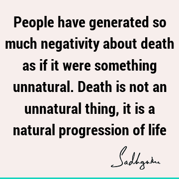 Death Quotes : Nature, people Quote