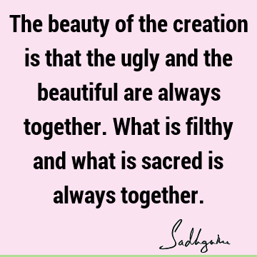 creation Quotes : Nature Quote