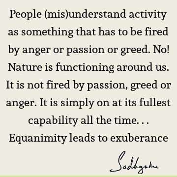 people Quotes : Nature Quote