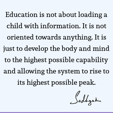 mind Quotes : Education, possibility, Transformation, body Quote