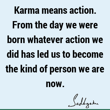 action Quotes : karma Quote