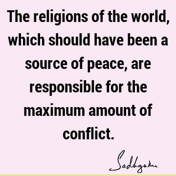 world Quotes : Peace, Religion Quote