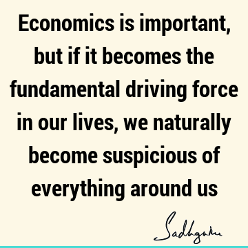 world Quotes : economics Quote