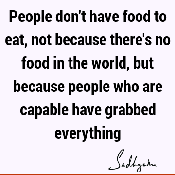people Quotes : food Quote