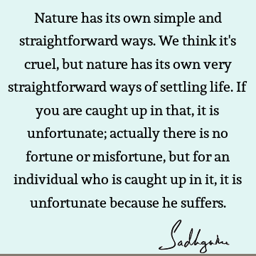 Nature Quotes : Life Quote