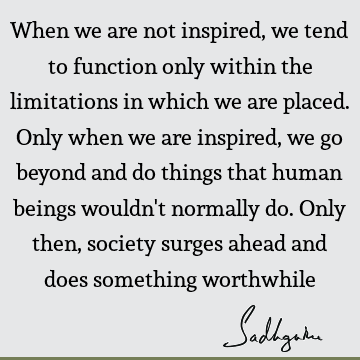 Inspirational Quotes : Youth, limitation, nation Quote