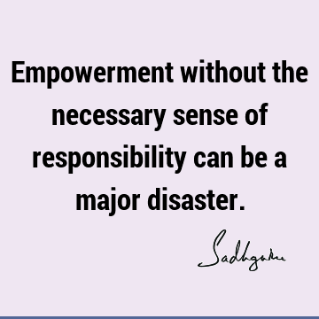 responsibility Quotes : Short Quote