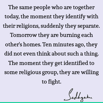 Religion Quotes : identity Quote