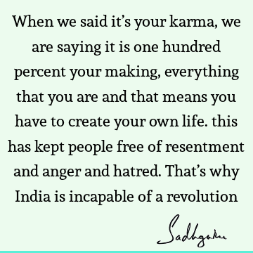 karma Quotes : india Quote