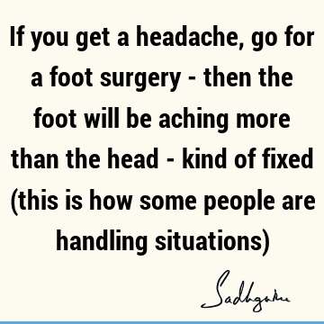 Funny Quotes : Life, solution Quote