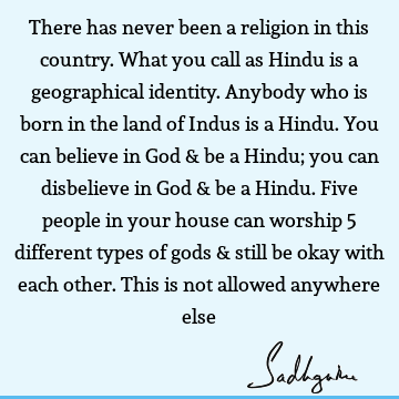 Religion Quotes : india Quote