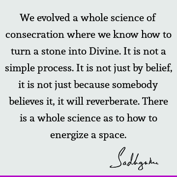 energy Quotes : spiritual science Quote